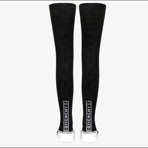 Givenchy George V over the knee sock boots